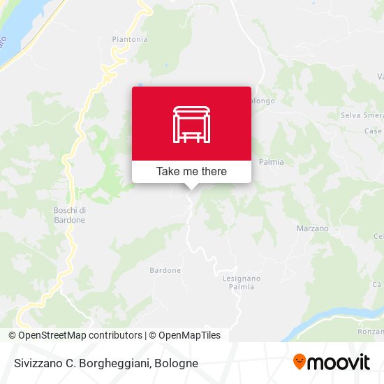 Sivizzano C. Borgheggiani map