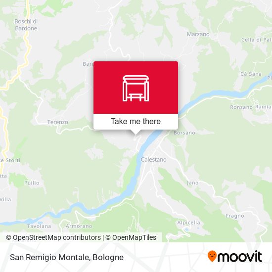 San Remigio Montale map