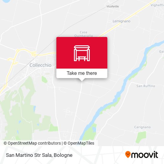 San Martino Str Sala map