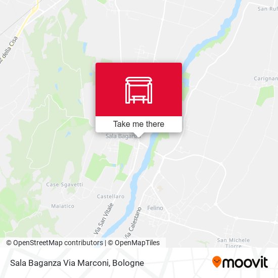 Sala Baganza Via Marconi map