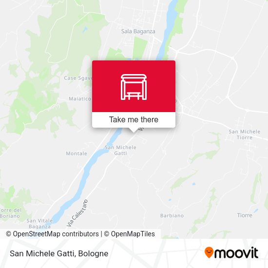 San Michele Gatti map