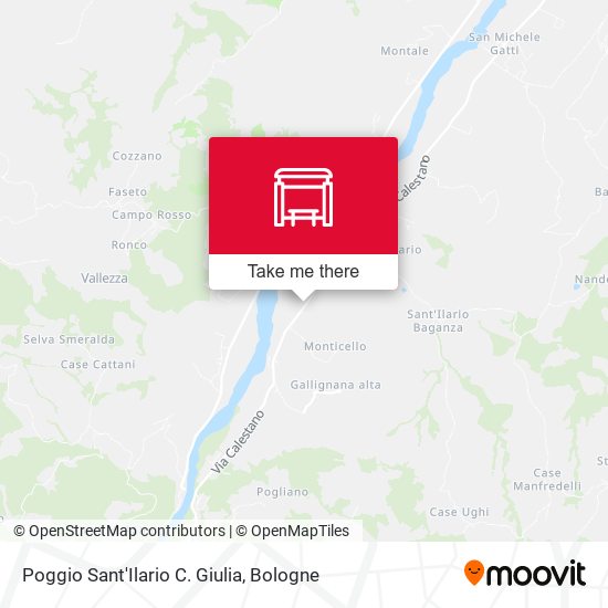Poggio Sant'Ilario C. Giulia map