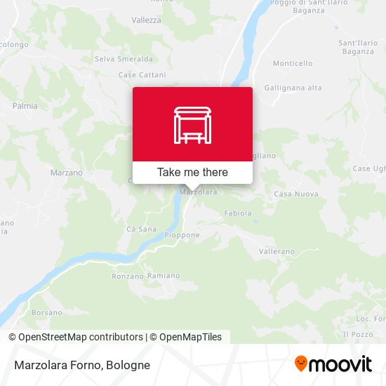 Marzolara Forno map