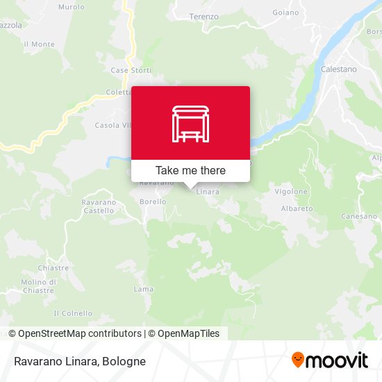 Ravarano Linara map