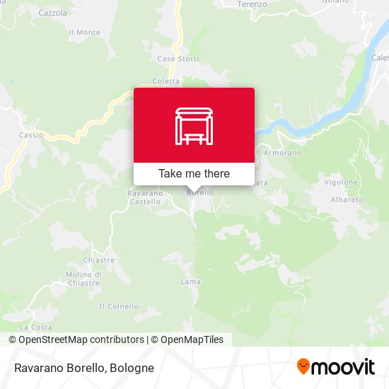 Ravarano Borello map