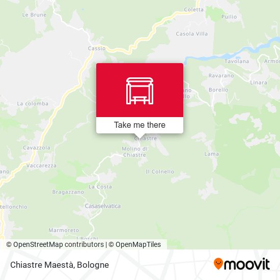 Chiastre Maestà map