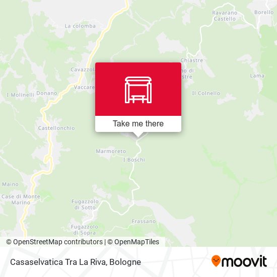 Casaselvatica Tra La Riva map
