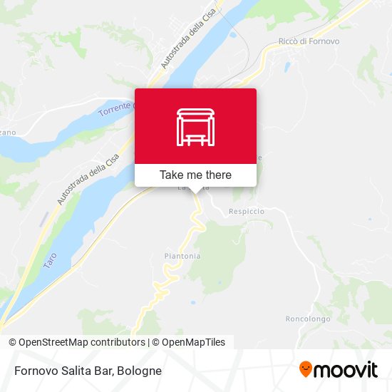 Fornovo Salita Bar map