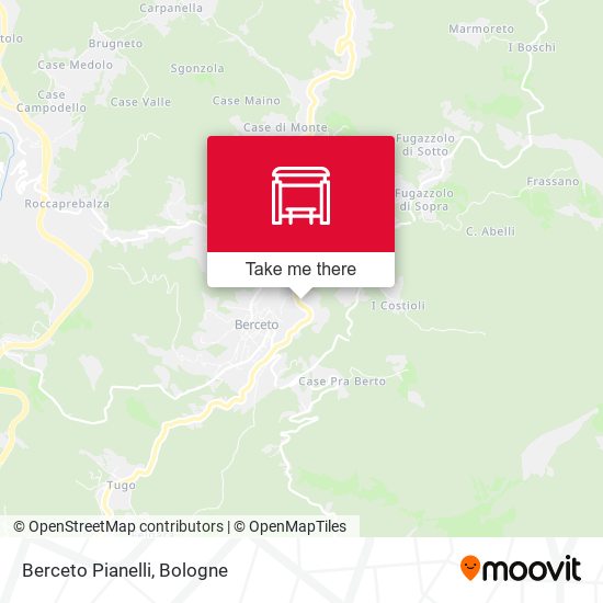 Berceto Pianelli map