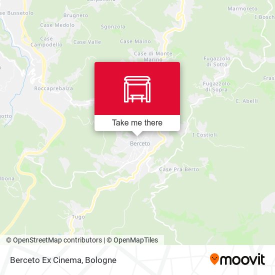 Berceto Ex Cinema map