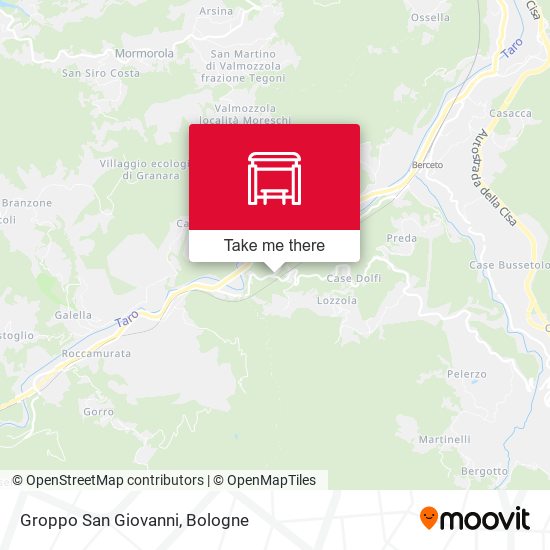 Groppo San Giovanni map