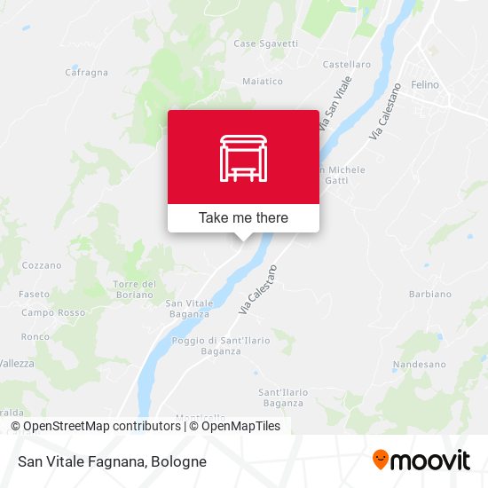 San Vitale Fagnana map