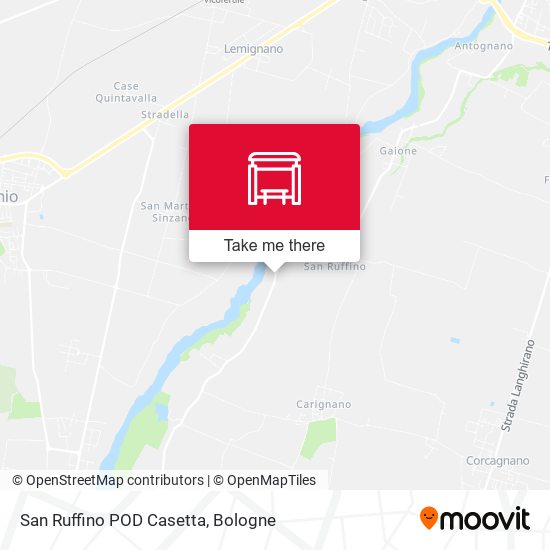 San Ruffino POD Casetta map