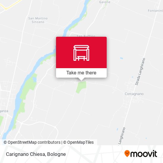 Carignano Chiesa map