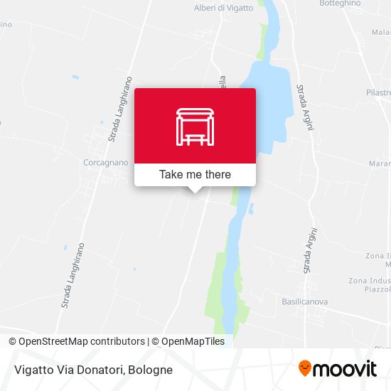 Vigatto Via Donatori map