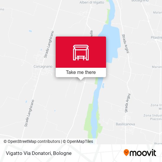 Vigatto Via Donatori map