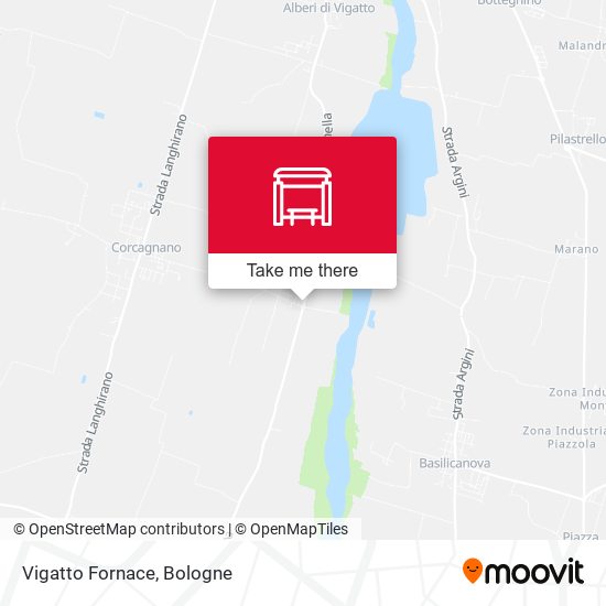 Vigatto Fornace map