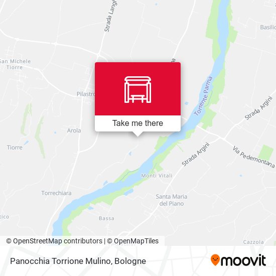 Panocchia Torrione Mulino map