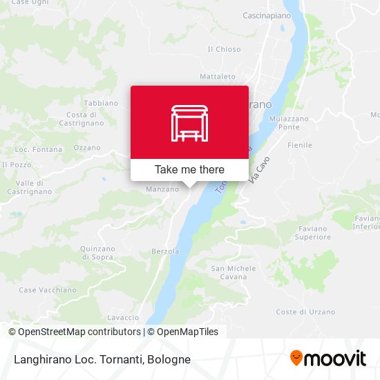 Langhirano Loc. Tornanti map