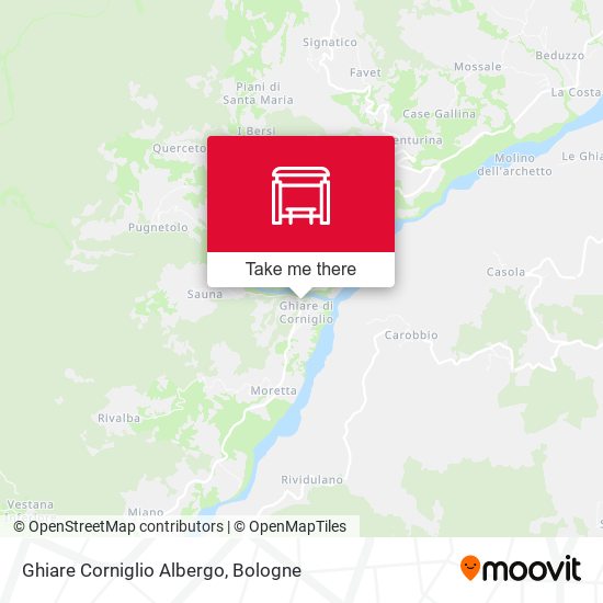 Ghiare Corniglio Albergo map