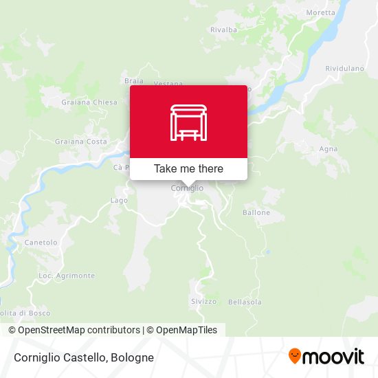 Corniglio Castello map