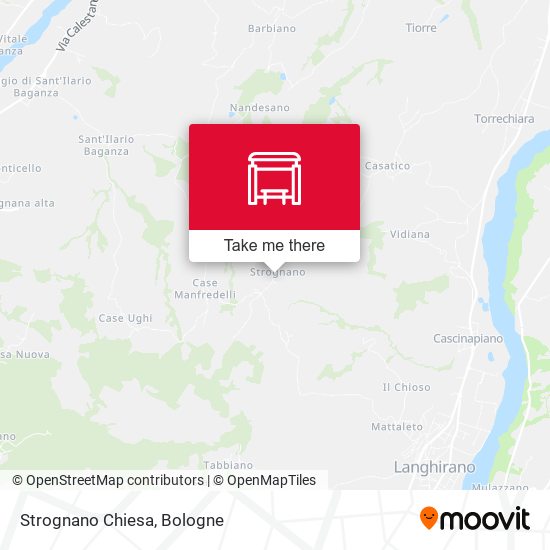 Strognano Chiesa map