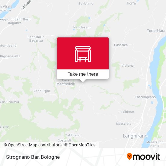 Strognano Bar map