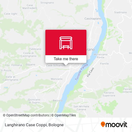 Langhirano Case Coppi map