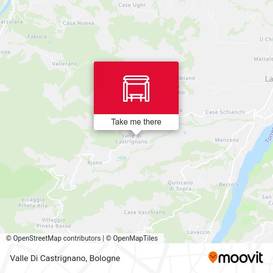 Valle Di Castrignano map