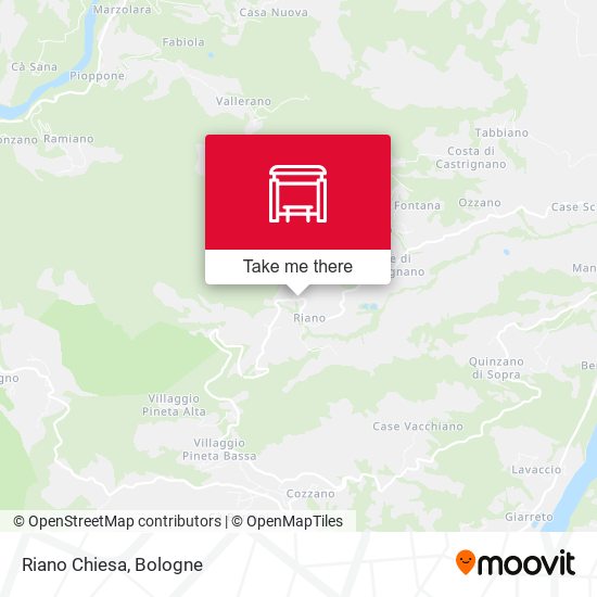 Riano Chiesa map
