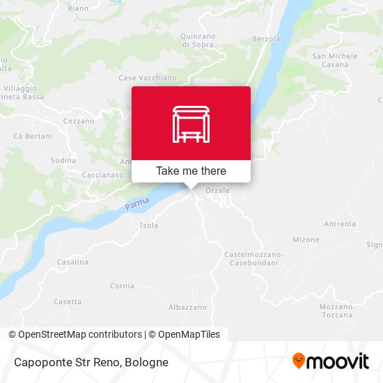 Capoponte Str Reno map