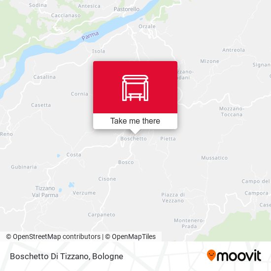 Boschetto Di Tizzano map