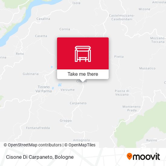 Cisone Di Carpaneto map