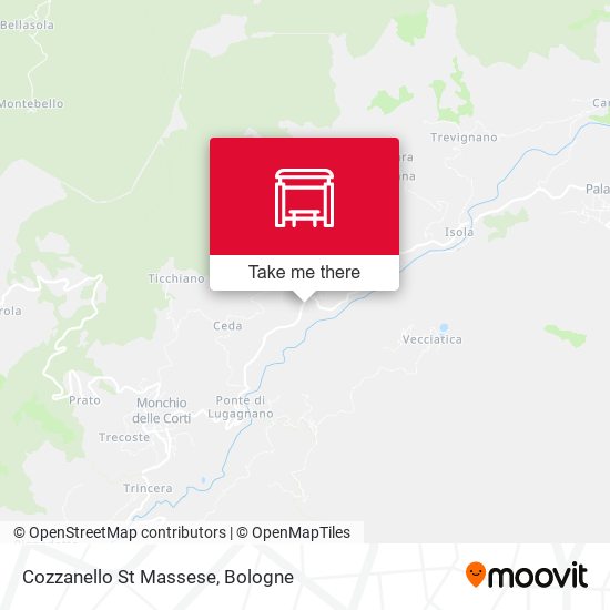 Cozzanello St Massese map