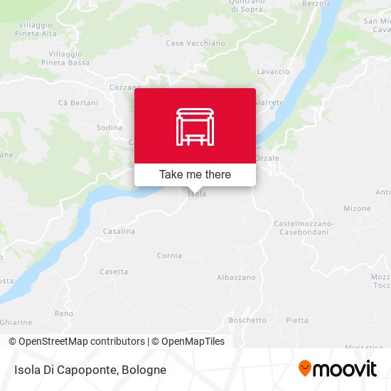 Isola Di Capoponte map