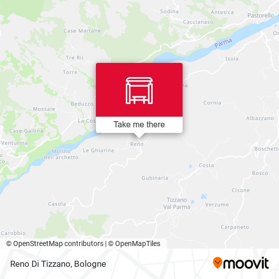 Reno Di Tizzano map
