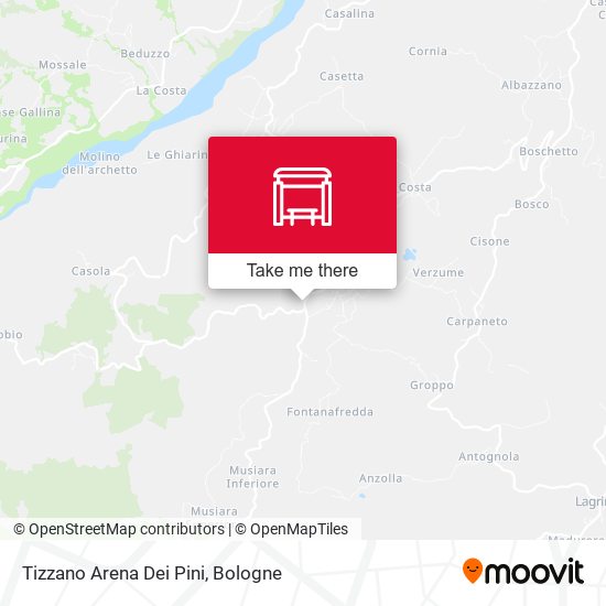 Tizzano Arena Dei Pini map