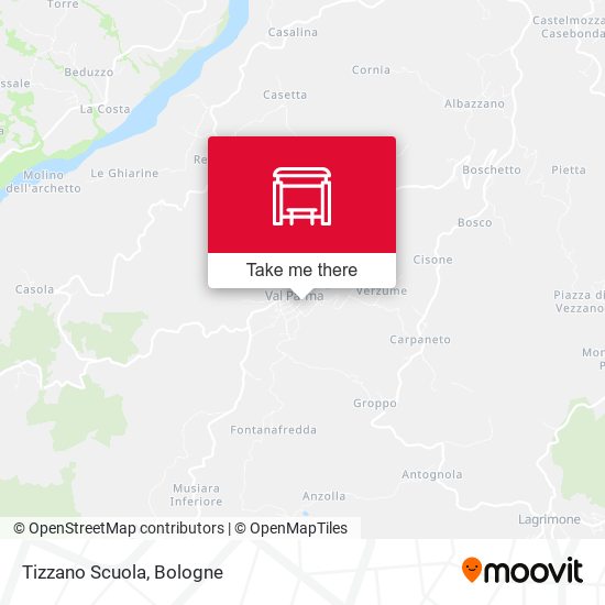Tizzano Scuola map