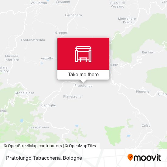 Pratolungo Tabaccheria map