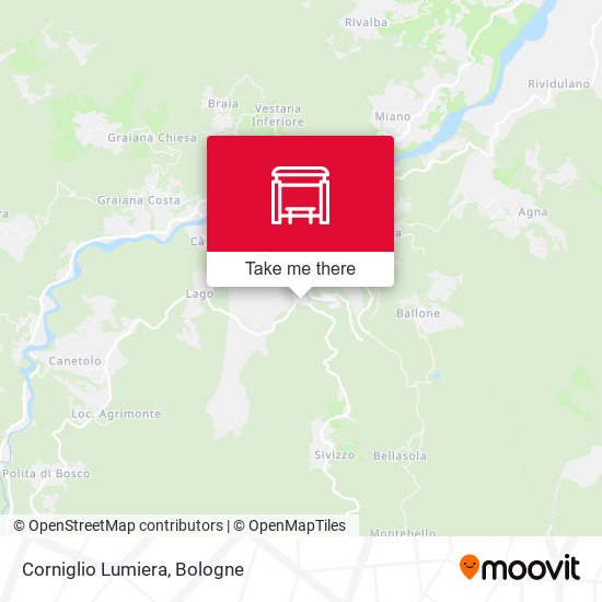 Corniglio Lumiera map