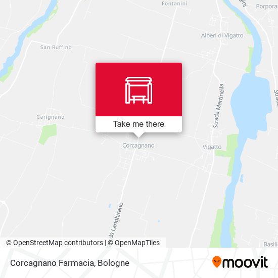 Corcagnano Farmacia map