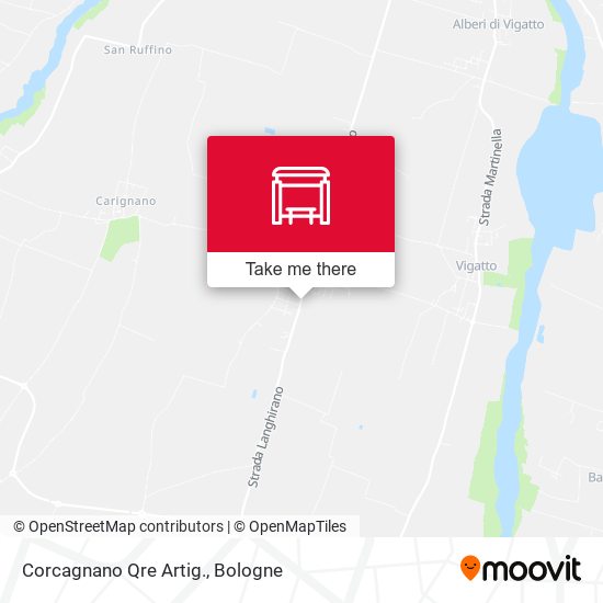 Corcagnano Qre Artig. map