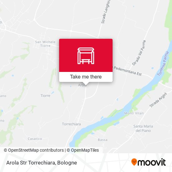 Arola Str Torrechiara map