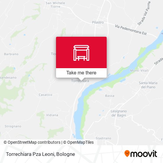 Torrechiara Pza Leoni map