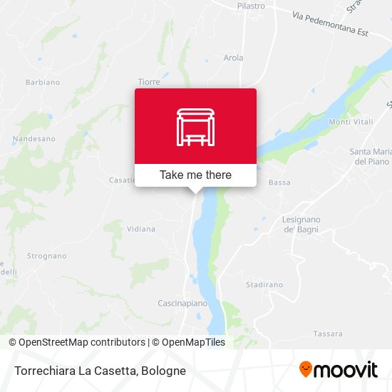 Torrechiara La Casetta map