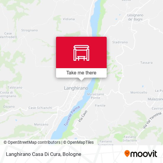 Langhirano Casa Di Cura map