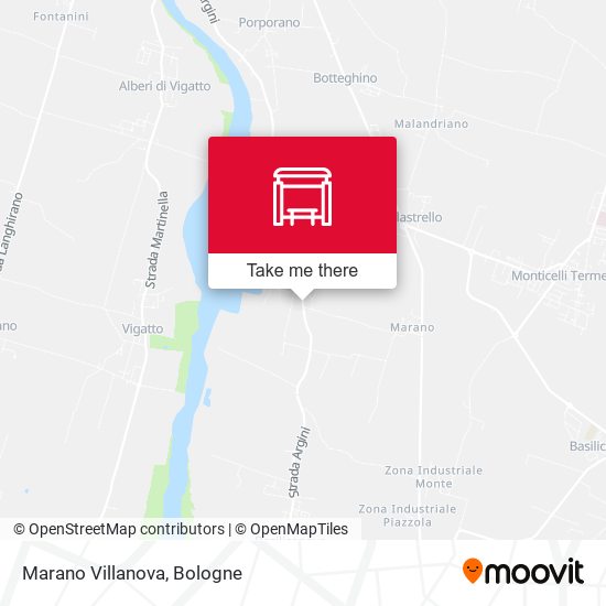 Marano Villanova map
