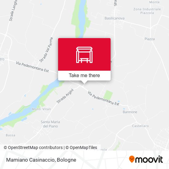 Mamiano Casinaccio map