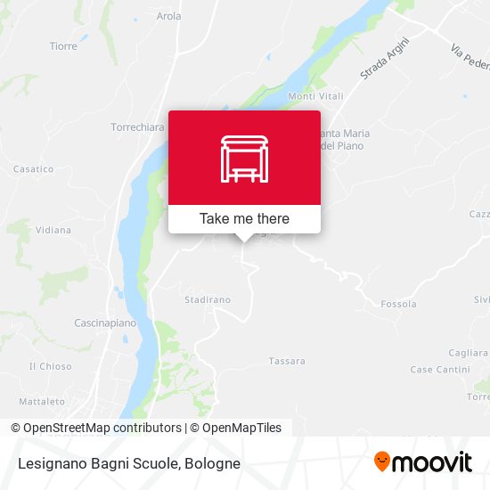 Lesignano Bagni Scuole map