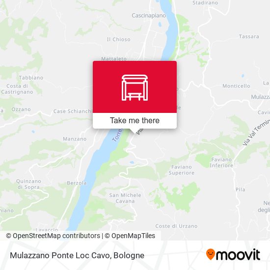 Mulazzano Ponte Loc Cavo map